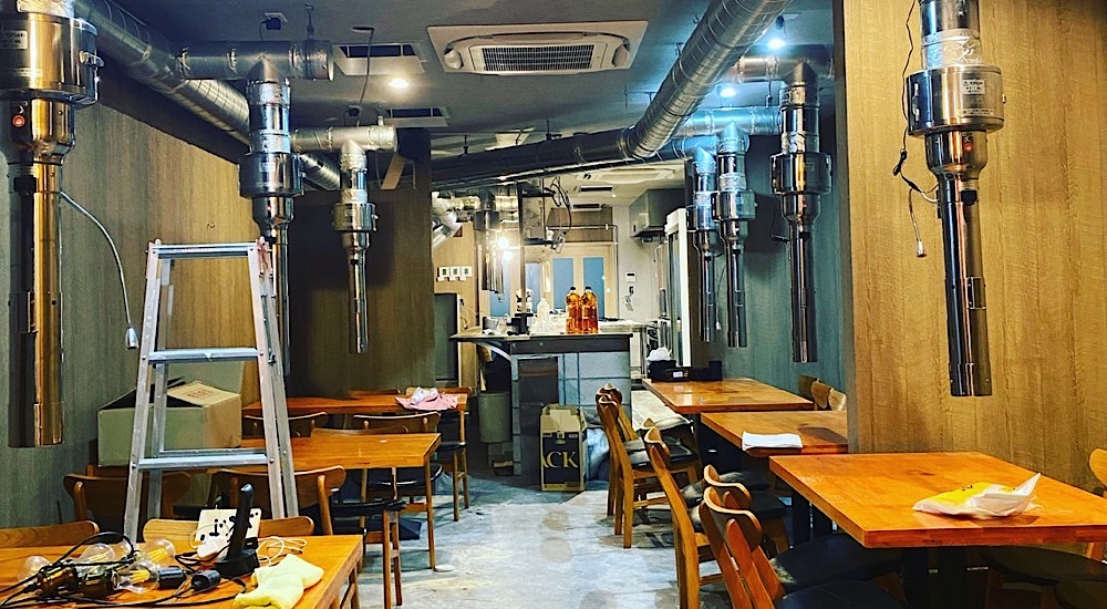 🏪 店舗リフォーム｜焼肉屋｜上質なのに、どこかホッとする空間